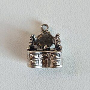 925 Sterling Silver Vintage Vanity Dresser Charm